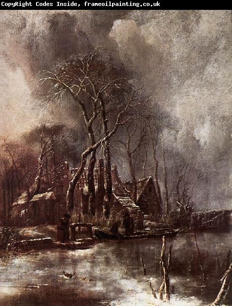 Jan van de Capelle Winter Landscape